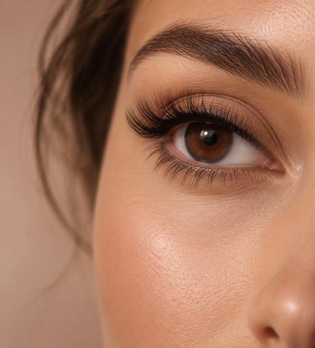 Soft wispy lash extensions by Coco's Lashes